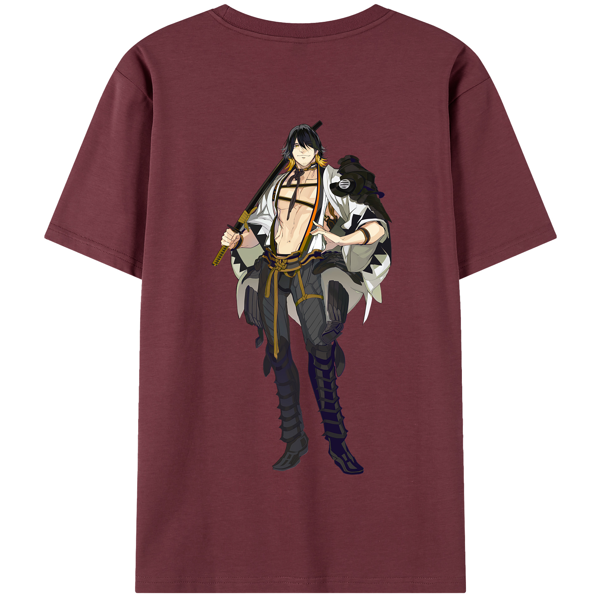 （画像用） 刀剣乱舞 Touken Ranbu 綿100％半袖Tシャツ（背面プリント）
